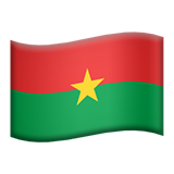 Emoji Bendera Burkina Faso Apple