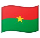 Emoji Bendera Burkina Faso Google