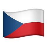 Emoji Bendera Czechia Apple