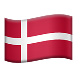 Emoji Bendera Denmark Apple