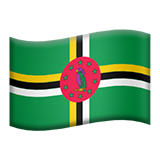 Emoji Bendera Dominika Apple