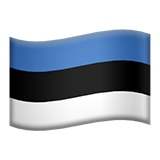 Emoji Bendera Estonia Apple