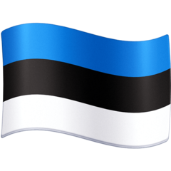 Emoji Bendera Estonia Facebook