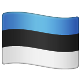 Emoji Bendera Estonia WhatsApp