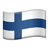 Emoji Bendera Finlandia Apple