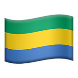 Emoji Bendera Gabon Apple