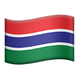 Emoji Bendera Gambia Apple