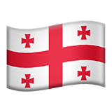 Emoji Bendera Georgia Apple