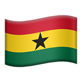 Emoji Bendera Ghana Apple