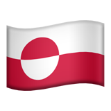 Emoji Bendera Greenland Apple