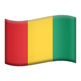 Emoji Bendera Guinea Apple