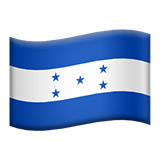 Emoji Bendera Honduras Apple