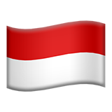 Emoji Bendera Indonesia Apple