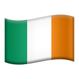 Emoji Bendera Irlandia Apple