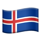 Emoji Bendera Islandia Apple