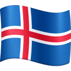 Emoji Bendera Islandia Facebook