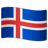 Emoji Bendera Islandia WhatsApp