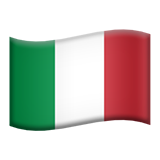 Emoji Bendera Italia Apple