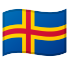 Emoji Bendera Kepulauan Aland Google