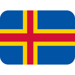 Emoji Bendera Kepulauan Aland Twitter