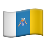 Emoji Bendera Kepulauan Canary Apple