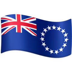 Emoji Bendera Kepulauan Cook Facebook