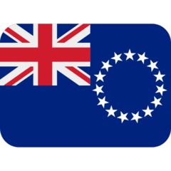 Emoji Bendera Kepulauan Cook Twitter