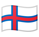 Emoji Bendera Kepulauan Faroe Google