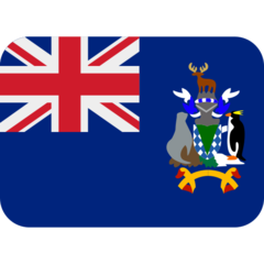 Emoji Bendera Kepulauan Georgia Selatan &. Sandwich Selatan Twitter