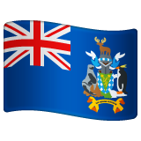 Emoji Bendera Kepulauan Georgia Selatan &. Sandwich Selatan WhatsApp