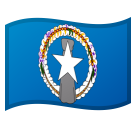 Emoji Bendera Kepulauan Mariana Utara Google