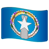 Emoji Bendera Kepulauan Mariana Utara WhatsApp