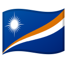 Emoji Bendera Kepulauan Marshall Google