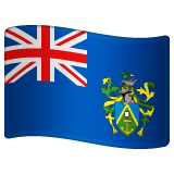 Emoji Bendera Kepulauan Pitcairn WhatsApp