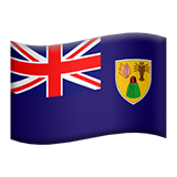 Emoji Bendera Kepulauan Turks & Caicos Apple