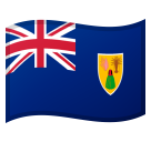 Emoji Bendera Kepulauan Turks & Caicos Google