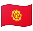 Emoji Bendera Kirgistan Google