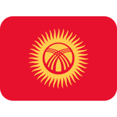 Emoji Bendera Kirgistan Twitter