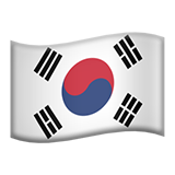 Emoji Bendera Korea Selatan Apple