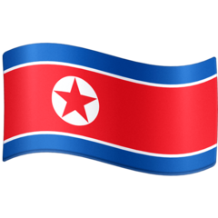 Emoji Bendera Korea Utara Facebook