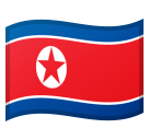 Emoji Bendera Korea Utara Google