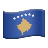 Emoji Bendera Kosovo Apple