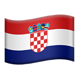 Emoji Bendera Kroasia Apple