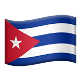 Emoji Bendera Kuba Apple