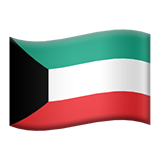 Emoji Bendera Kuwait Apple