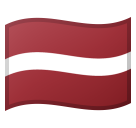Emoji Bendera Latvia Google