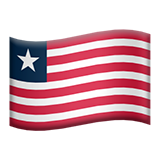 Emoji Bendera Liberia Apple