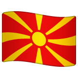 Emoji Bendera Makedonia Utara WhatsApp