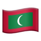Emoji Bendera Maladewa Apple