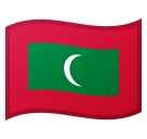 Emoji Bendera Maladewa Google
